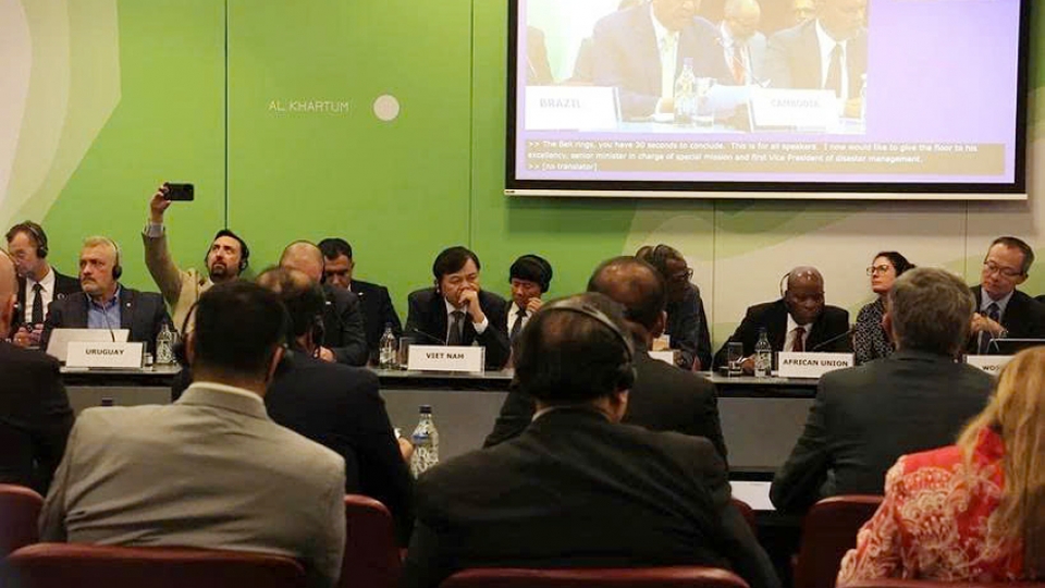 Vietnam attends Global Platform for Disaster Risk Reduction meeting